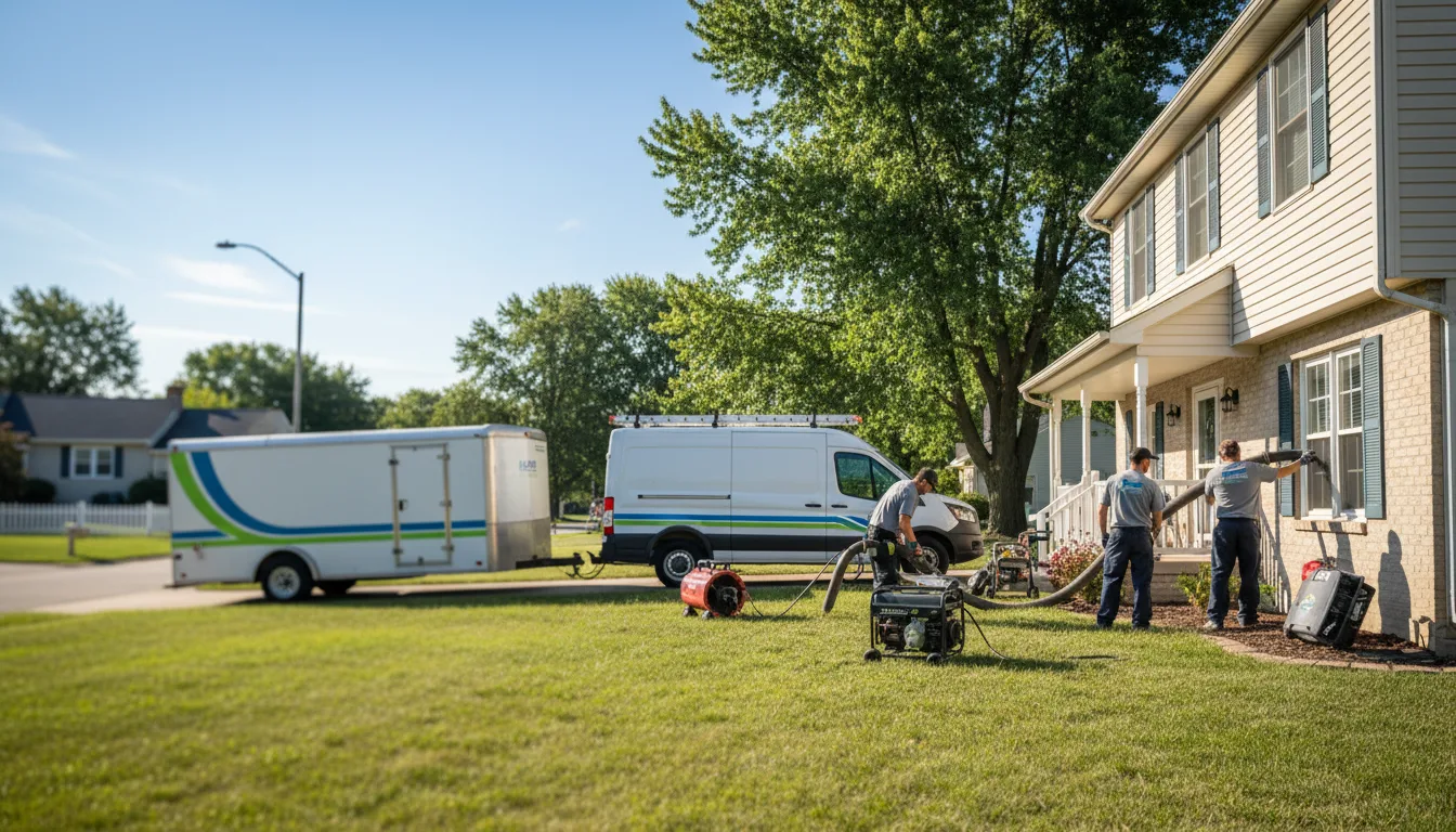 Flooded Basement Restoration And Cleanup With Repair in Chauncey, OH near me